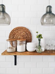 Kitchen lights can bring an all white kitchen to life