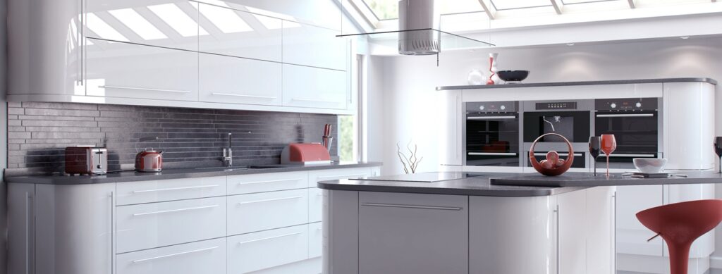 Contemporary Kitchen white