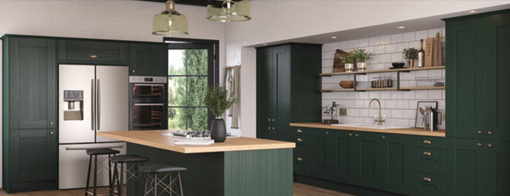 kitchen colour trends green